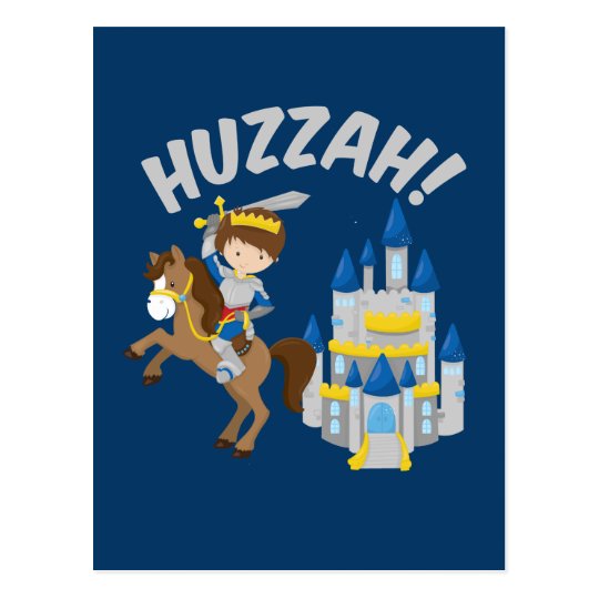 Huzzah Renaissance Faire Knight Postcard