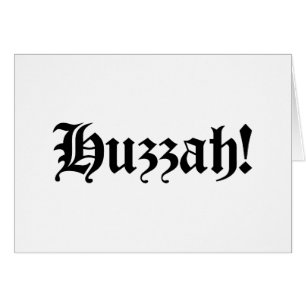Huzzah ! {Typographie médiévale}