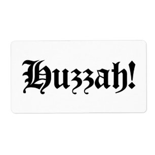 Huzzah ! {Typographie médiévale}