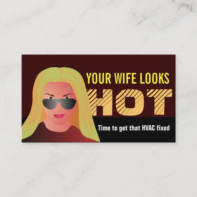 HVAC Business Cards (Front)