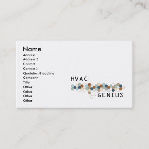 HVAC Genius Business Card