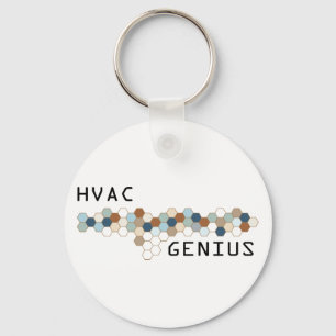 HVAC Genius Keychain