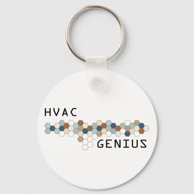HVAC Genius Keychain (Front)