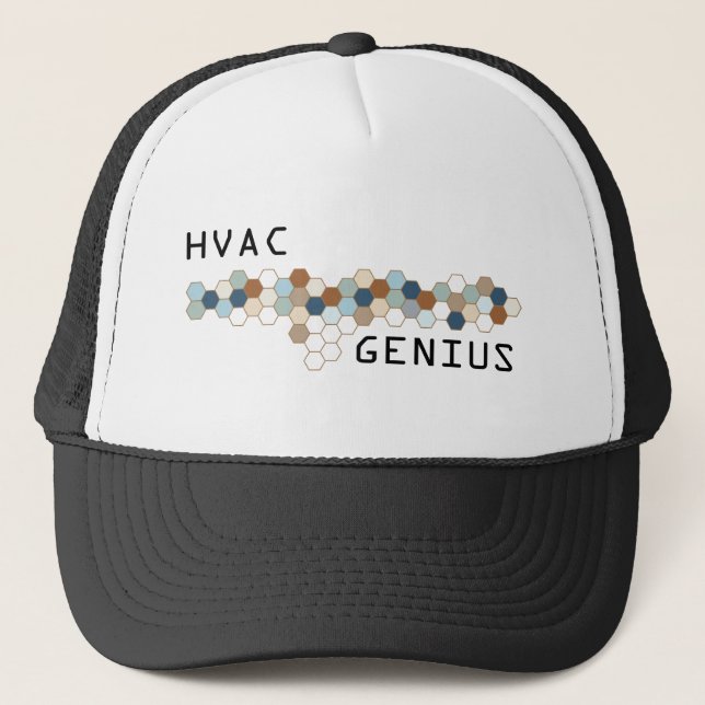 HVAC Genius Trucker Hat (Front)