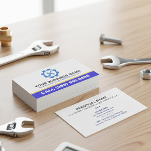 HVAC Heating Air Conditioning Professional HVAC Business Card