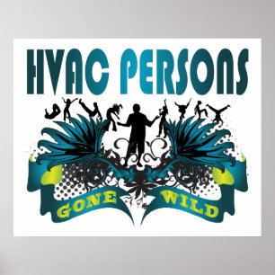 HVAC Persons Gone Wild Poster
