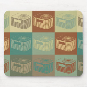 HVAC Pop Art Mouse Pad