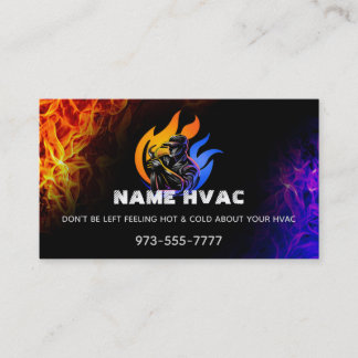 HVAC Slogans Business Cards