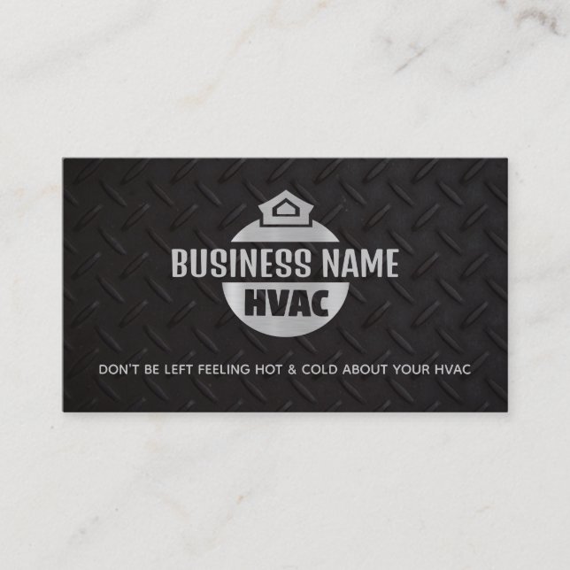 HVAC Slogans Business Cards (Front)