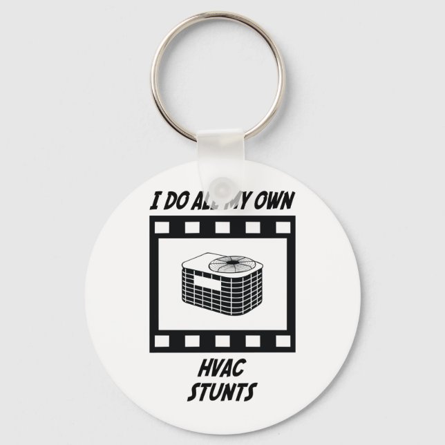 HVAC Stunts Keychain (Front)
