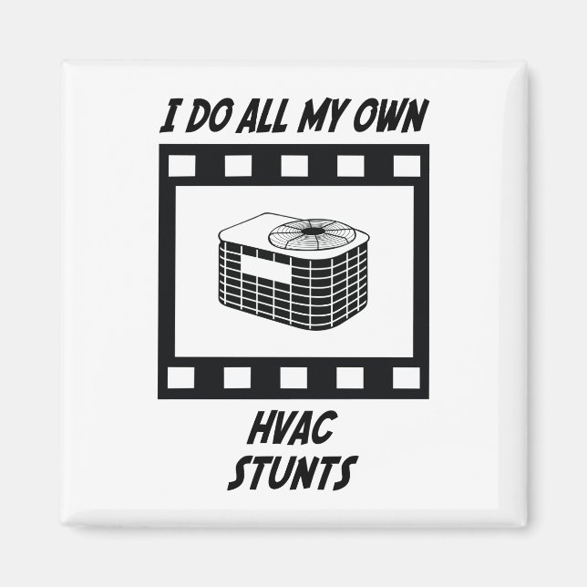 HVAC Stunts Magnet (Front)