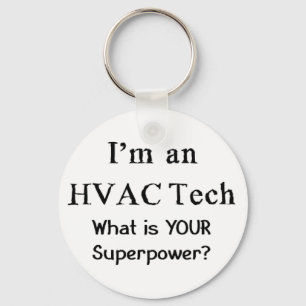 hvac tech keychain