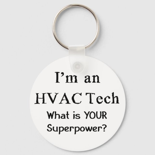 hvac tech keychain (Front)