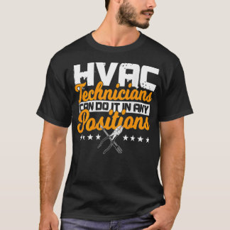 HVAC Technician Gifts Design On Back Of Clothing _ T-Shirt
