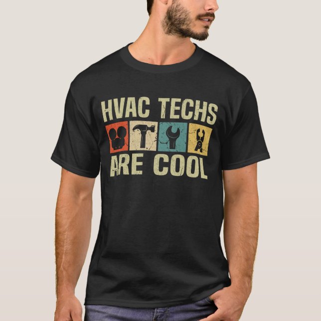 HVAC Techs HVAC Technician for Handyman T-Shirt (Front)