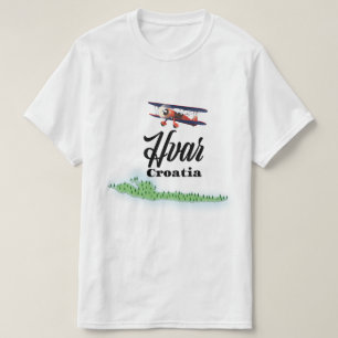 Hvar Croatia map T-Shirt