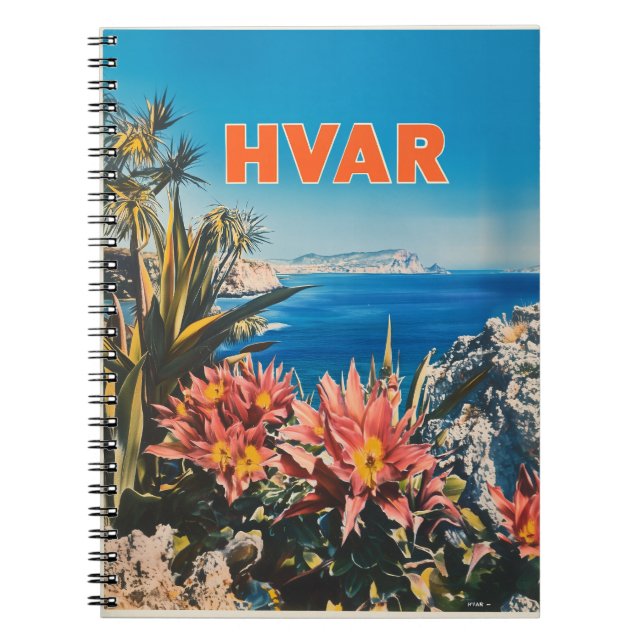 Hvar vintage  notebook (Front)