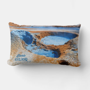 Hverir, Iceland Lumbar Pillow