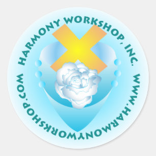 HW Logo Classic Round Sticker