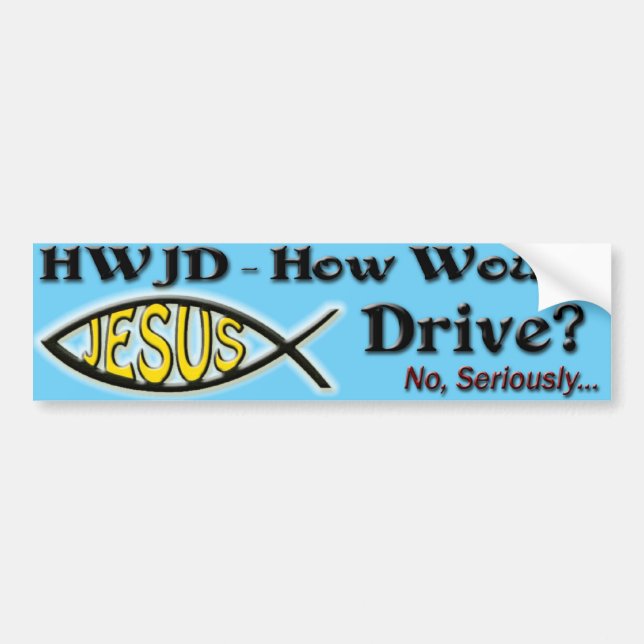 HWJD BUMPER STICKER (Front)