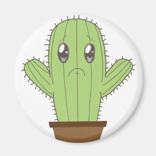 "Hwugs???" Cactus Magnet