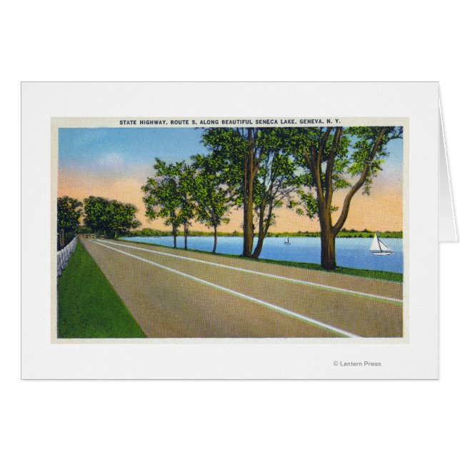 Hwy Route 5 View of Seneca Lake (Front Horizontal)