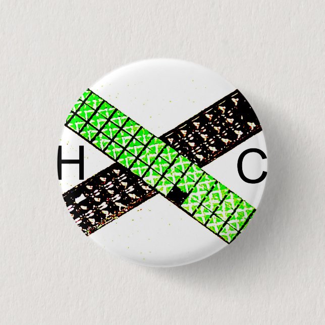 HxC 1 Inch Round Button (Front)