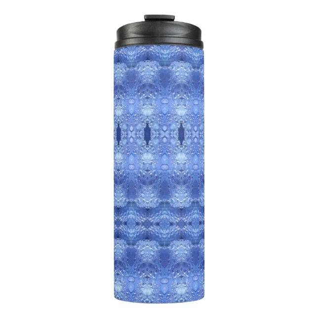Hy Blue Ikat 3 Thermal Tumbler (Front)