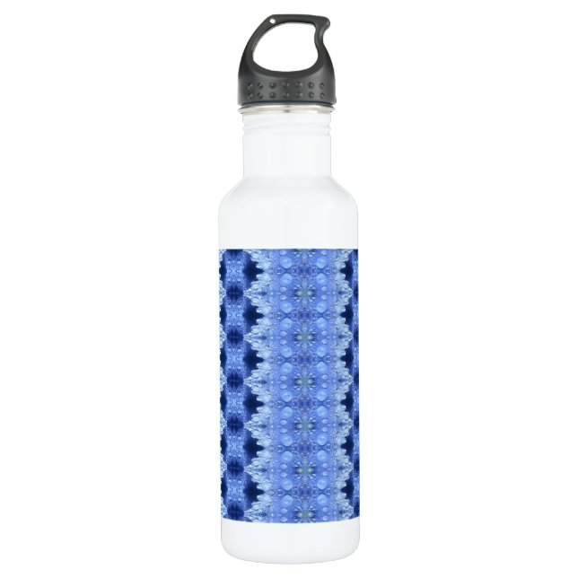 Hy Blue Ikat 8 710 Ml Water Bottle (Front)