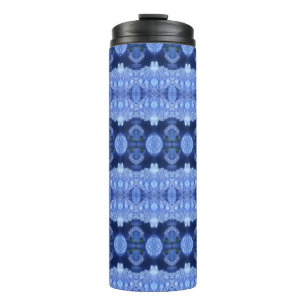 Hy Blue Ikat Thermal Tumbler