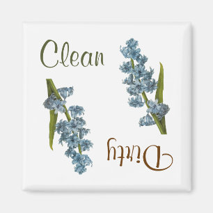 Hyacinth Flowers Dishwasher Magnet