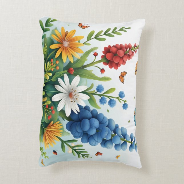 Hyacinth flowers pillows (Back(Vertical))