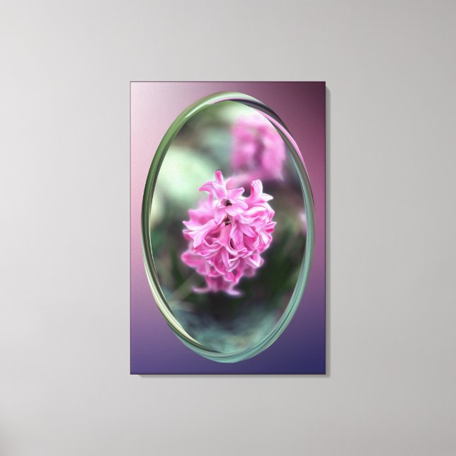 Hyacinth in spring canvas print (Front)
