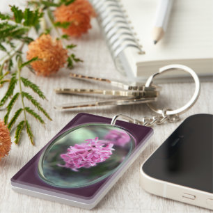 Hyacinth in spring keychain