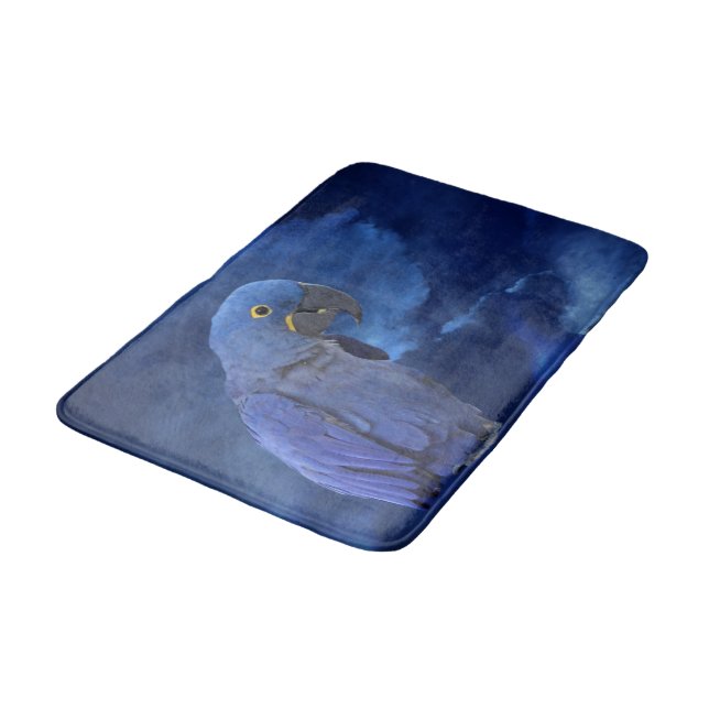 Hyacinth Macaw Bath Mat (Angled)