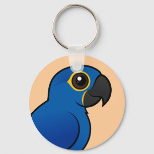 Hyacinth Macaw Keychain