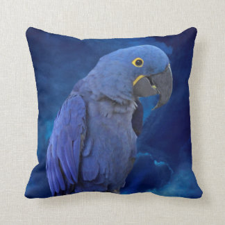Hyacinth Macaw Throw Pillow