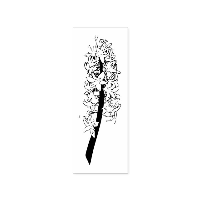 Hyacinth Rubber Stamp - Spring bulb stamps (Imprint)