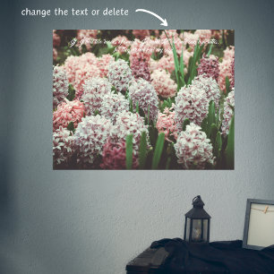 Hyacinths Poster