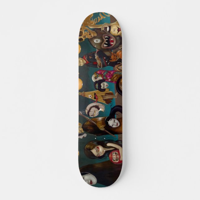 Hyakki Yako japan yokai gothic Skateboard (Front)