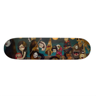 Hyakki Yako japan yokai gothic Skateboard