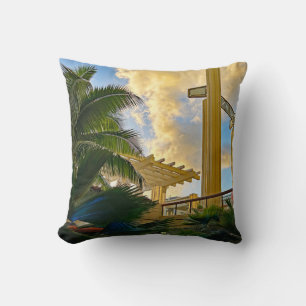 Hyatt Waikiki Throw Pillow