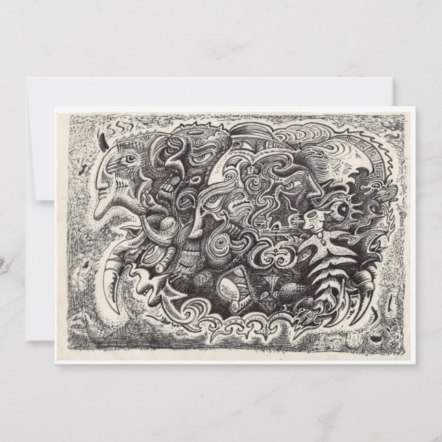 Hybrid Beast  Flat Card (Front)