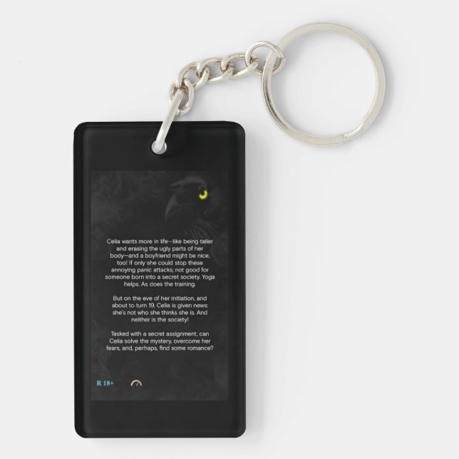 Hybrid DNA cover Keychain (Back)