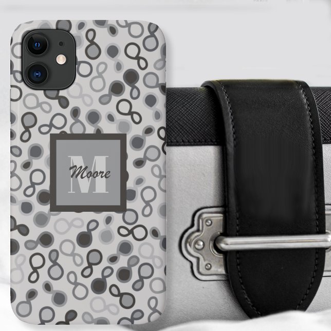Hybrid Paisley - Grayscale Case-Mate iPhone Case (Hybrid Paisley - Grayscale Case-Mate iPhone Case by Leapfroglisics Shop)