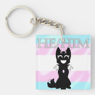 Hybrid Trans Keychain (He/Him)