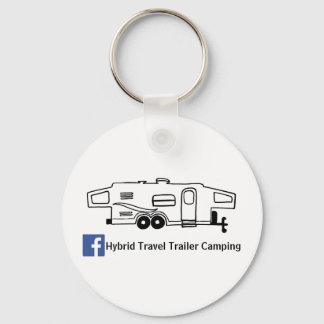 Hybrid Travel Trailer Camping Keychain
