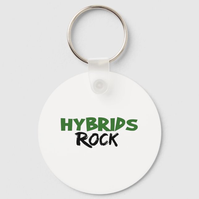 Hybrids Rock Keychain (Front)