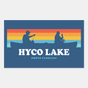 Hyco Lake North Carolina Canoe Sticker