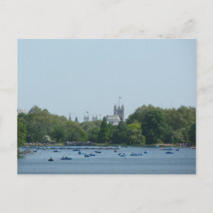Hyde Park, Boating on the Serpentine Postcard